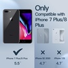 image:imageJETech Silicone Case for iPhone 8 Plus7 Plus Black  Silky Soft Touch Shockproof Protection Scratch Resistant Microfiber LiningBlue Cobalt
