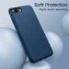 image:imageJETech Silicone Case for iPhone 8 Plus7 Plus Black  Silky Soft Touch Shockproof Protection Scratch Resistant Microfiber LiningBlue Cobalt