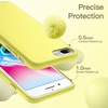 image:imageJETech Silicone Case for iPhone 8 Plus7 Plus Black  Silky Soft Touch Shockproof Protection Scratch Resistant Microfiber LiningFlash