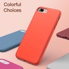 image:imageJETech Silicone Case for iPhone 8 Plus7 Plus Black  Silky Soft Touch Shockproof Protection Scratch Resistant Microfiber LiningSpicy Orange