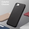image:imageJETech Silicone Case for iPhone SE 32 iPhone 87 Black  Silky Soft Touch Shockproof Protection Scratch Resistant Microfiber LiningBlack
