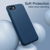 image:imageJETech Silicone Case for iPhone SE 32 iPhone 87 Black  Silky Soft Touch Shockproof Protection Scratch Resistant Microfiber LiningCobalt Blue