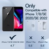 image:imageJETech Silicone Case for iPhone SE 32 iPhone 87 Black  Silky Soft Touch Shockproof Protection Scratch Resistant Microfiber LiningCobalt Blue