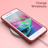 image:imageJETech Silicone Case for iPhone SE 32 iPhone 87 Black  Silky Soft Touch Shockproof Protection Scratch Resistant Microfiber LiningRed