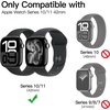 image:imageJETech TPU Screen Protector for Apple Watch Series 1110 46mm 3Pack  SelfHealing TPU Film HD Clear AntiScratch Protection BubbleFree InstallationApple Watch Series 1110 42mm