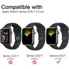 image:imageJETech TPU Screen Protector for Apple Watch Series 1110 46mm 3Pack  SelfHealing TPU Film HD Clear AntiScratch Protection BubbleFree InstallationApple Watch Series 987 41mm