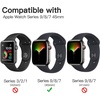 image:imageJETech TPU Screen Protector for Apple Watch Series 1110 46mm 3Pack  SelfHealing TPU Film HD Clear AntiScratch Protection BubbleFree InstallationApple Watch Series 987 45mm
