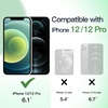 image:imageJETech Wallet Case for iPhone 1212 Pro Black  Hidden Sliding Card Slot DualLayer Shockproof Protection Card HolderGreen