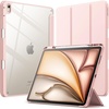 image:imageJETech Case for iPad Air 13 M4M3M2 Black  Cover for 202620252024 Model Clear Back Pencil Holder Slim Shockproof Protection TriFold Stand Auto WakeSleepSandy Pink
