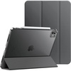 image:imageJETech Case for iPad Pro 11 M5M4 Black  Cover for 20252024 Models Translucent Back TriFold Stand Auto WakeSleep ShockproofSpace Gray