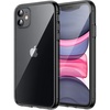 image:imageJETech Case for iPhone 11 AntiYellowing Clear  Shockproof Protection Scratch Resistant Hard PC Back Durable Transparent TPU BumperBlack