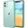 image:imageJETech Case for iPhone 11 AntiYellowing Clear  Shockproof Protection Scratch Resistant Hard PC Back Durable Transparent TPU BumperGreen
