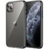 image:imageJETech Case for iPhone 11 Pro AntiYellowing Clear  Shockproof Protection Scratch Resistant Hard PC Back Durable Transparent TPU BumperBlack