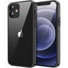 image:imageJETech Case for iPhone 12 mini AntiYellowing Clear  Shockproof Protection Scratch Resistant Hard PC Back Durable Transparent TPU BumperBlack