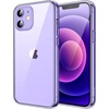 image:imageJETech Case for iPhone 1212 Pro AntiYellowing HD Clear  Shockproof Protection Scratch Resistant Hard PC Back Durable Transparent TPU BumperDeep Purple
