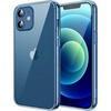 image:imageJETech Case for iPhone 1212 Pro AntiYellowing HD Clear  Shockproof Protection Scratch Resistant Hard PC Back Durable Transparent TPU BumperJean Indigo