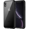 image:imageJETech Case for iPhone XR AntiYellowing Clear  Shockproof Protection Scratch Resistant Hard PC Back Durable Transparent TPU BumperBlack