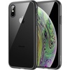image:imageJETech Case for iPhone Xs Max AntiYellowing Clear  Shockproof Protection Scratch Resistant Hard PC Back Durable Transparent TPU BumperBlack
