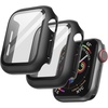 image:imageJETech Case with Screen Protector for Apple Watch Series 1110 42mm Black  Builtin Tempered Glass High Touch Sensitivity Full Protection Hard PC DesignBlack