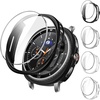 image:imageJETech Case with Screen Protector for Samsung Galaxy Watch 7 40mm Green  Builtin Tempered Glass High Touch Sensitivity Full Protection Hard PC DesignBlackWhiteClearSilver