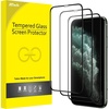 image:imageJETech FullCoverage Screen Protector for iPhone 11 ProXsX 3Pack  Black Edge 9H Tempered Glass HD Clear CaseFriendly
