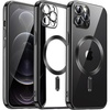 image:imageJETech Magnetic Case for iPhone 12 Pro Gold  Compatible with MagSafe Camera Lens Protection Electroplated TPU Frame Shockproof ProtectionBlack