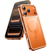image:imageJETech Magnetic Case for iPhone 12 Pro Gold  Compatible with MagSafe Camera Lens Protection Electroplated TPU Frame Shockproof ProtectionOrange