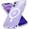 image:imageJETech Magnetic Case for iPhone 12 mini Clear  Compatible with MagSafe Shockproof Phone Bumper Cover Scratch Resistant Clear BackClear