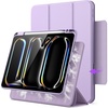image:imageJETech Magnetic Detachable Case for iPad Pro 11 M5M4 Black  For 20252024 Model Rotating Cover PortraitLandscape Stand Raised Screen View Auto WakeSleepLavender