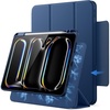 image:imageJETech Magnetic Detachable Case for iPad Pro 11 M5M4 Black  For 20252024 Model Rotating Cover PortraitLandscape Stand Raised Screen View Auto WakeSleepNavy