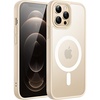 image:imageJETech Magnetic Matte Case for iPhone 1212 Pro Black  Compatible with MagSafe Translucent Matte Back Slim Shockproof ProtectionBeige