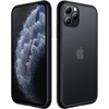 image:imageJETech Matte Case for iPhone 11 Pro Max Black  MilitaryGrade Protection Frosted Matte Back AntiFingerprint Finish Shockproof DesignBlack