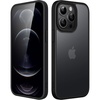 image:imageJETech Matte Case for iPhone 12 Pro Max Black  MilitaryGrade Protection Frosted Matte Back AntiFingerprint Finish Shockproof DesignBlack