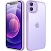 image:imageJETech Matte Case for iPhone 1212 Pro Black  MilitaryGrade Protection Frosted Matte Back AntiFingerprint Finish Shockproof DesignLight Purple