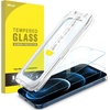 image:imageJETech One Touch Screen Protector for iPhone 12 Pro Max 2Pack  Auto Alignment Installation HD Clear Full Coverage Tempered Glass BubbleFree Application