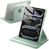 image:imageJETech Rotating Case for iPad Pro 13 M5M4 20252024 Black  Cover 360 Rotation Stand Clear Back Design Auto WakeSleep Pencil Holder Full ProtectionMint