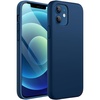 image:imageJETech Silicone Case for iPhone 12 mini Black  Silky Soft Touch Shockproof Protection Scratch Resistant Microfiber LiningBlue Cobalt