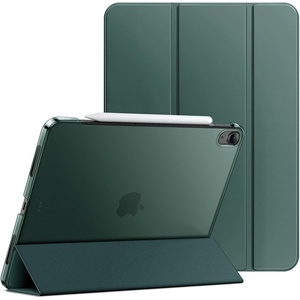 image:imageJETech Case for iPad Air 13 M4M3M2 Black  Cover for 202620252024 Model Slim Translucent Back TriFold Stand Auto WakeSleep Lightweight Shockproof ProtectionMidnight Green