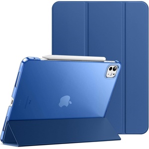 image:imageJETech Case for iPad Pro 11 M5M4 Black  Cover for 20252024 Models Translucent Back TriFold Stand Auto WakeSleep ShockproofNavy