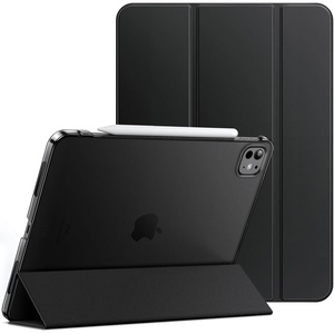 image:imageJETech Case for iPad Pro 13 M5M4 20252024 Black  Cover Translucent Back TriFold Stand Auto WakeSleep ShockproofBlack