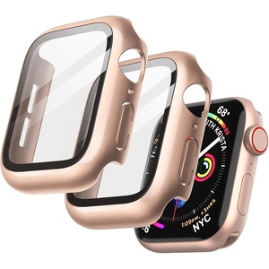 image:imageJETech Case with Screen Protector for Apple Watch Series 1110 42mm Black  Builtin Tempered Glass High Touch Sensitivity Full Protection Hard PC DesignRose Gold
