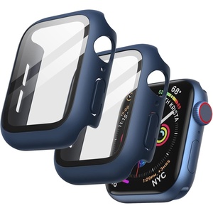 image:imageJETech Case with Screen Protector for Apple Watch Series 1110 42mm Black  Builtin Tempered Glass High Touch Sensitivity Full Protection Hard PC DesignBlue