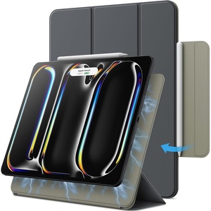 image:imageJETech Magnetic Case for iPad Pro 13 M5M4 20252024 Black  Slim Smart Design Cover Auto WakeSleep Lightweight ProtectionSpace Gray