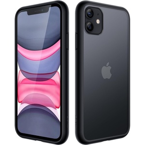 image:imageJETech Matte Case for iPhone 11 Black  MilitaryGrade Protection Frosted Matte Back AntiFingerprint Finish Shockproof DesignBlack