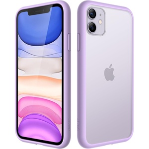 image:imageJETech Matte Case for iPhone 11 Black  MilitaryGrade Protection Frosted Matte Back AntiFingerprint Finish Shockproof DesignLight Purple