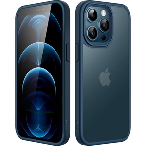 image:imageJETech Matte Case for iPhone 12 Pro Max Black  MilitaryGrade Protection Frosted Matte Back AntiFingerprint Finish Shockproof DesignBlue