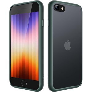 image:imageJETech Matte Case for iPhone SE 32 iPhone 87 Black  MilitaryGrade Protection Frosted Matte Back AntiFingerprint Finish Shockproof DesignDark Green