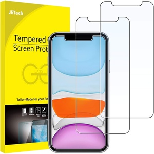 image:imageJETech Screen Protector for iPhone 11 Pro MaxXs Max 2Pack  HD Clear Face ID Compatible AntiScratch GlassiPhone 11XR