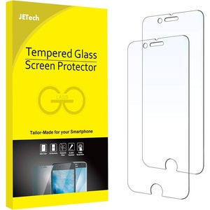image:imageJETech Screen Protector for iPhone 11 Pro MaxXs Max 2Pack  HD Clear Face ID Compatible AntiScratch GlassiPhone 8 Plus7 Plus