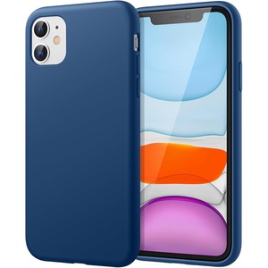 image:imageJETech Silicone Case for iPhone 11 Black  Silky Soft Touch Shockproof Protection Scratch Resistant Microfiber LiningBlue Cobalt
